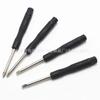 Chave de fenda tamanho pequeno 3.0 Phillips com ponta magnética preta 3MM ferramenta de desmontagem de celular brinquedo entrega em estoque