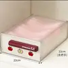Caja de Almacenamiento de Ropa Tipo Cajón para el Hogar Gabinete de Almacenamiento de Plástico Caja Organizadora de Ropa Caja Transparente para Armario Juguetes Archivos