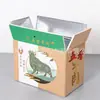 Cajas personalizadas de papel de aluminio para el transporte en cadena de frío de cangrejos peludos, pepinos de mar, abulones y mariscos; Cajas de Envío Aisladas para Entrega Express