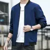 Ventas Directas de Fábrica Chaqueta de Venta Caliente Otoño e Invierno para Hombre Primavera Cuello Alto Abrigo Simple para Hombre Estampado de Logo Personalizable