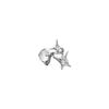 Anillo de Piedra Lunar estilo Coreano Diseño Nicho Femenino Personalidad Forma de Estrella Irregular Abertura Ajustable Anillo para Dedo