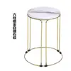 Banqueta doméstica, banqueta redonda para sala de estar, mesa de jantar e cadeiras modernas e simples, empilhável, banqueta sobressalente de mesa de jantar espessada, banqueta de maquiagem nórdica