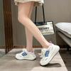 Zapatos para Caminar con Masajeador de Pies Multifuncional de Vibración Magnética, Zapatos Torre de Cuero Genuino para Mujer, Verano 2024, Malla Transpirable, Zapatos Casuales