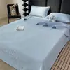 Cubrecama de Algodón Lavado Floral Pieza Única Sábana Antideslizante Juego de Tres Piezas Colchoneta Fina para Tatami Universal para Todas las Estaciones