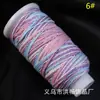 Hilo de Algodón Teñido por Sección Retorcido a Mano con Color Gradiente Cielo Estrellado de Xizang Dorado Cuerda para Colgante Pulsera Collar Tejido a Mano DIY Juguete