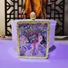 Colgante Thangka de Oro Semi-Pintado a Mano de Xizang, Ocho Budas Guardianes, Colgante Thangka del Buda del Nacimiento, Thangka Portátil al por Mayor