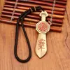Fábrica de Origem Latão Espírito da Montanha Espada Sete Estrelas Ornamento de Mão Rotativo Espada do Mestre Celestial Taoísta Pingente Colecionável Dropshipping