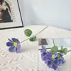 Flores de Gesang Simuladas, Margarida, Violeta, Coleção de Flores de Camomila, Buquê de Presente para Feriado, Guia de Estrada Decorativo, Flor Artificial
