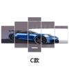 Temu Porsche 911 Pintura Decorativa de Cinco Braços Sala de Estar Quarto Mesa de Cabeceira Atmosférica de Alto Padrão Pendurado na Parede Pintura Dropshipping
