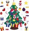 Venta Directa Transfronteriza Más Vendido Árbol de Navidad de Fieltro DIY Árbol de Navidad de Dibujos Animados de Fieltro para Niños Decoraciones Festivas Venta al por Mayor