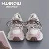 Zapatos Universales de Otoño 2025 Nuevos de Suela Gruesa para Aumentar la Altura Versátiles Cómodos Ligeros Moda Deportiva Zapatos Casuales Bloques de Color Zapatos para Mujer