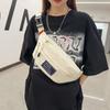 Riñonera para niños y niñas ins simple moderna de hombro mochila pequeña ocio deportes calle bolso bandolera estudiante teléfono móvil riñonera