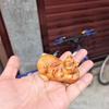 Palillos de madera maciza de calabaza, hechos a mano, con mango tallado de madera Taihang Yabei, 2022