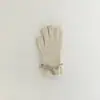 Guantes Coreanos para Niños Qiunan Invierno Lazo Guantes para Niñas Calientes para Pantalla Táctil Cinco Dedos Guantes para Bebé