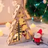 Productos de decoración transfronterizos con etiquetado y envío, regalos decorativos para eventos, luces nocturnas, manualidades para árboles de Navidad, decoración navideña de una sola pieza