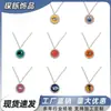 Colar NHL 32 Times em Aço Inoxidável com Pingente de Diamante Redondo, Folhas de Maple Blackhawks Joias Transfronteiriças Lote Misto