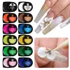 Patrones de Tallado 3D Transfronterizos Pegamento de Tallado Colección Blanco Arte de Uñas Tridimensional Relieve Pegamento de Modelado DIY