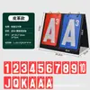 Placar Multifuncional de Competição para Basquete e Sinuca, Placar Plástico à Prova d'Água, Contador de Pontos para Tênis de Mesa, Placar, Registrador de Pontos