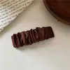 Pinza Sencilla Plegada de Color Sólido para Niña, Pinza Bb para Flequillo, Pasador Coreano Lindo de Celebridad de Internet, Pinza Lateral