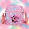 2026 Nuevo Modelo Bolsa de Hombro Infantil Estampada Bruja Escuadrón Patrón de Estrella de Dibujos Animados Impermeable y Duradera Bolsa Casual para Niñas