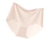 Braguitas de Entrepierna de Algodón Puro sin Costuras de Seda de Hielo para Mujer, Cintura Alta, Control de Abdomen, Levanta Glúteos, Antibacterianas de Grafeno, Delgadas, Transpirables, Antibacterianas
