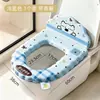 Cojín para Asiento de Inodoro con Respaldo Terapia de Aroma Cuatro Estaciones Universal Sin Lavado Impermeable Engrosado Adhesivo Tapete para Inodoro Anillo para Asiento de Inodoro Doméstico