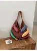 Bolso Tejido para Mujer 2026 Nuevo Estilo de Moda Estilo Perezoso Bolso de Hombro Único Bolso Tote de Lana de Gran Capacidad Bolso de Mano Lindo