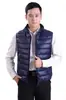 Nuevo Chaleco Ligero de Plumón y Algodón para Hombre Otoño e Invierno, Chaleco Juvenil Talla Grande, Chaqueta Corta Cálida de Moda para Hombre