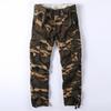 Mono de algodón retro americano para hombre, mono informal de camuflaje, pantalones holgados rectos con múltiples bolsillos, de talla grande, al por mayor