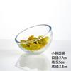 Tazón de ensalada de aperitivos de fábrica de origen, tazón de vidrio transparente grueso para frutas del hogar