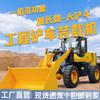 Montacargas cargador agrícola tracción en las cuatro ruedas pequeño ingeniería de la construcción campo de arena 20 diésel 30 cargador pinza de sujeción