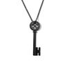 Collar de mamá fantasma, película de animación de fantasía y suspenso, colgante de llave con botón negro, accesorios de regalo de Halloween