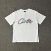 Camiseta Masculina e Feminina Fio Duplo Tendência Manga Curta Série Corteiz Estampa Logo em Letras Manga Curta Atacado