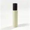 Botella de vidrio beige de hombro plano, botella de spray vacía de 100 ml, botella de loción de agua de esencia, en stock para venta al por mayor, entrega rápida de muestras