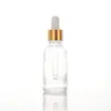 Em estoque, à prova de luz, frascos de âmbar de 5ml e 10ml para óleos essenciais, frascos conta-gotas de vidro, frascos dosadores cosméticos, pequenos frascos de âmbar vazios