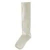 Calcetines de compresión para pantorrilla de otoño e invierno transfronterizos, calcetines de algodón para mujer hasta la mitad de la pantorrilla, calcetines para botas, calcetines largos blancos, calcetines cortos para botas