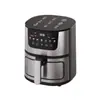 Fritadeira de Ar Russa Air Fryer para Uso Doméstico 7L Grande Capacidade Multifuncional Aço Inoxidável Fritadeira Elétrica Entrega Direta da Fábrica