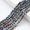Atacado 2-4mm Colorido AB Galvanizado Cristal Contas 32 Facetas Futebol Vidro Contas DIY Joias Acessórios Fabricante Fornecimento
