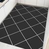 Alfombra de Cocina para Hogar Tienda Completa Impermeable a Prueba de Aceite Antideslizante Desechable PVC Simple Área Grande Alfombra de Piso