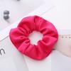 Novo tecido de celebridade da internet elástico de cabelo de intestino grosso para todas as ocasiões acessórios de cabelo para meninas corda de cabelo elegante simples para coque alto anel de intestino grosso corda de cabelo