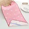 25X50 Toalha de Gaze Infantil de Seis Camadas Algodão Puro Tipo Jacquard para Bebê Uma Toalha Pequena Toalha de Baba para Jardim de Infância Bebê