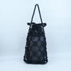 Bolsa pequena personalizada da moda, bolsa de contas, bolsa de contas de prata, bolsa recortada em cor pura, bolsa versátil japonesa e coreana