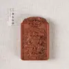 Accesorios de Madera de Azufaifo Golpeada por el Rayo, Colgante de Bodhisattva Weituo, Colgante de los Cinco Dioses de la Riqueza, Colgante de Zhong Kui, Manualidades Talladas DIY, Accesorios para Colgantes de Collar