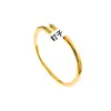 Pulsera de Acero Inoxidable en Oferta para Mujer, Pulsera de Círculo Chapada en Oro de Alta Gama con Diamantes, Joyería de Pulsera de Acero de Titanio de Lujo Ligero