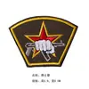 Patch Adesivo de Tecido para Comércio Exterior Emblema Bordado em estoque Braçadeira de Jogo Selo Equipe Personalidade Maligna Resina Velcro