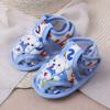 0-1 ano de idade verão novo urso dos desenhos animados sapatos de bebê pano de sola macia sandálias da criança bebê sapatos infantis lote 113