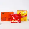 El empaque de la caja de regalo se puede personalizar, Diseño de caja de regalo para vacaciones, Caja de color, Impresión de caja de regalo de alta gama, Frutos secos hechos a medida