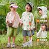 [Colección de abrigos con protección solar] Abrigo Doodle para niño, top con capucha de verano para niños, ropa infantil nueva de verano