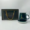 Conjunto de Caneca Térmica com Design de Desenho Animado Criativo, Copo de Água Aquecido, Caneca de Cerâmica, Caneca Pequena Prática para Presente