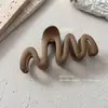 Onda de alta qualidade tubarão clipe grampo de cabelo feminino de volta cabeça updo grampo de cabelo grande grampo de cabelo cocar aperto de cabelo
